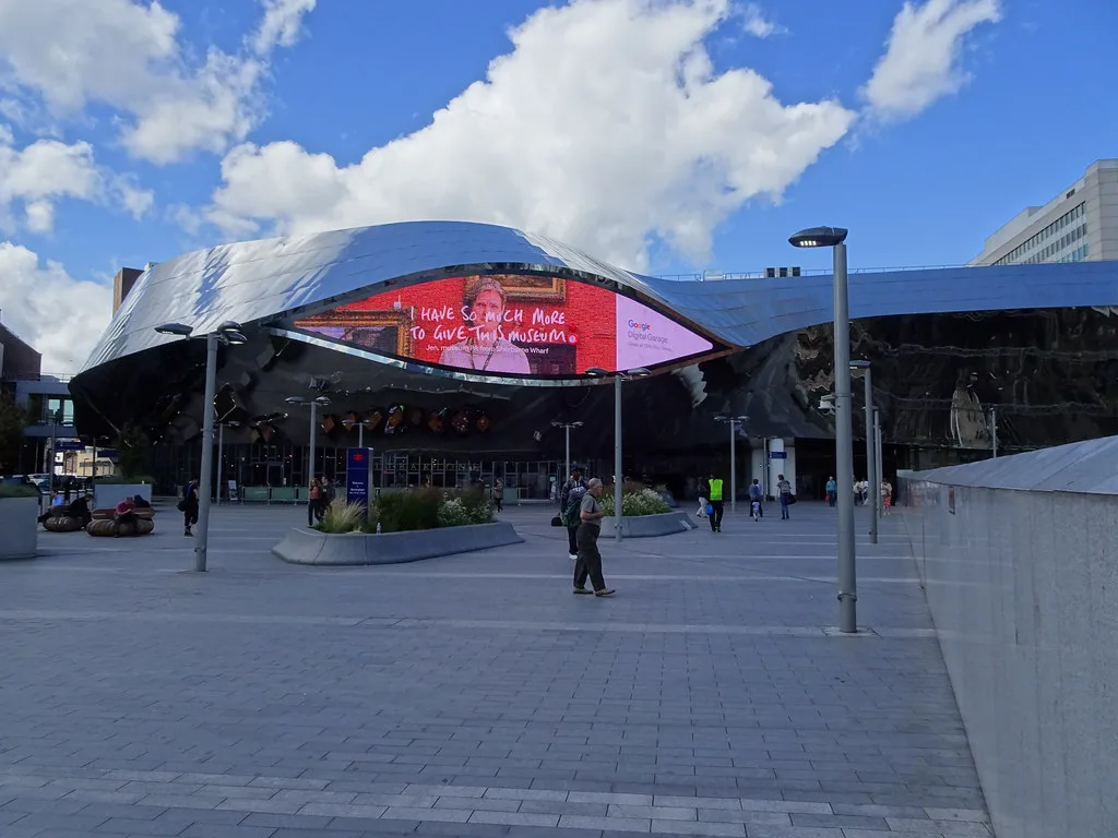 The main entrance of Birmingham New Street station.
