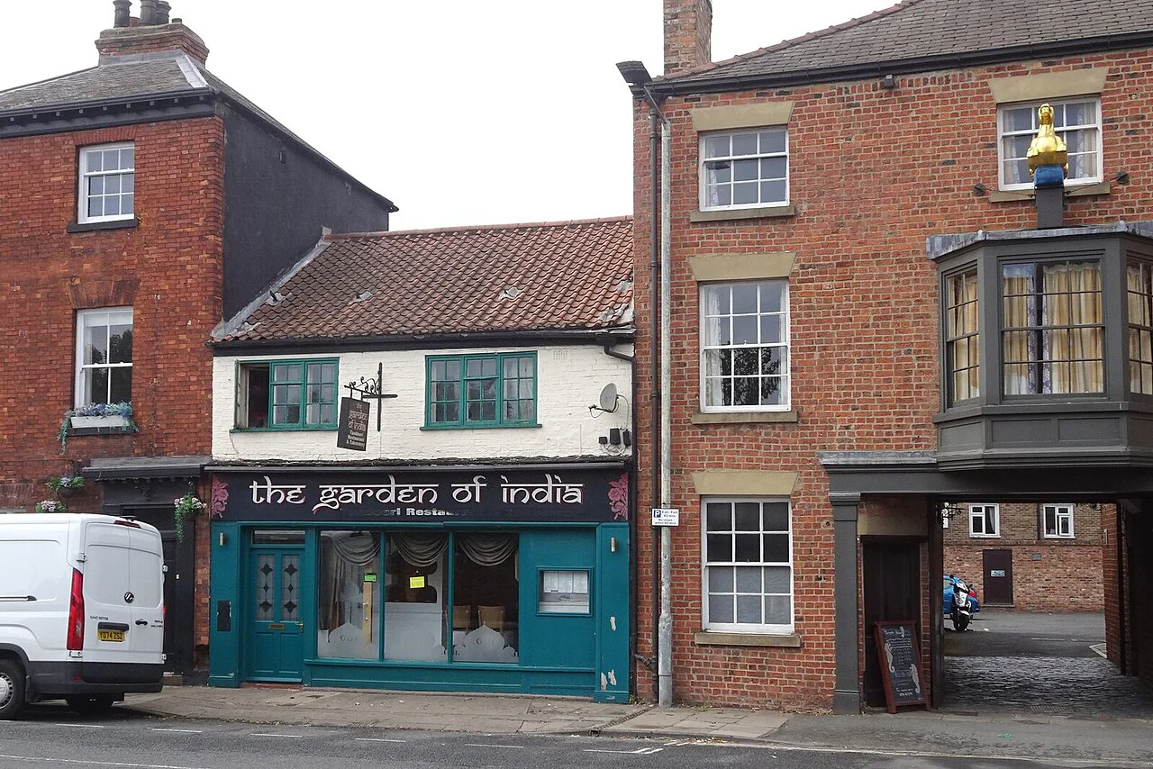 The former Glass Makers' Arms on Fawcett Street, York, now The Garden of India.