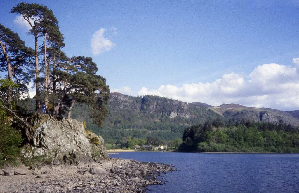Friar's Crag on Derwentwater, a short walk from Keswick town centre.