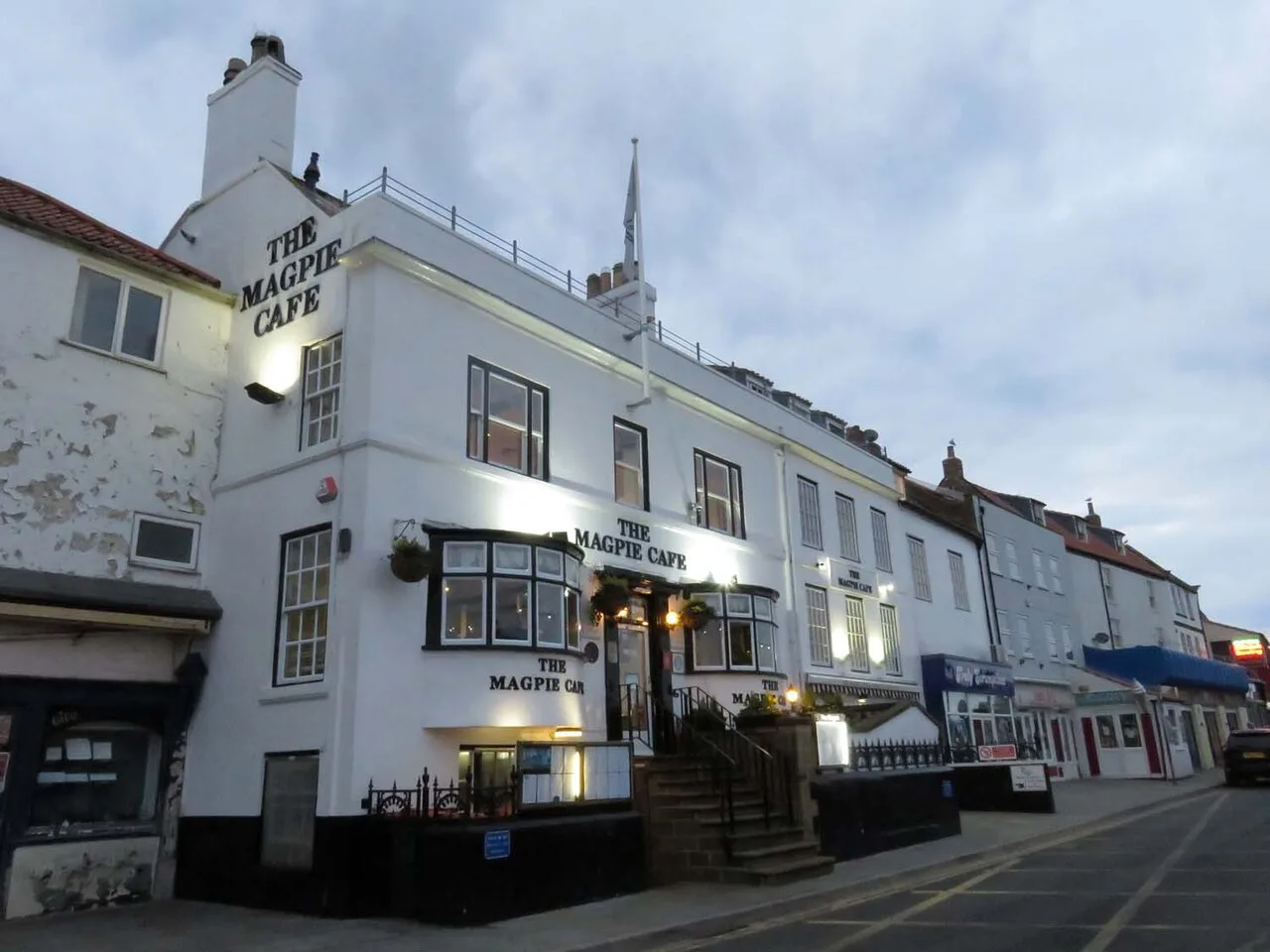 The Magpie Cafe on Pier Road, Whitby.