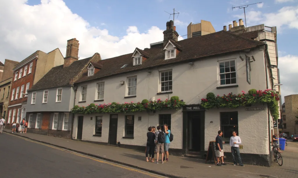 The Mill public house on Mill Lane, Cambridge.