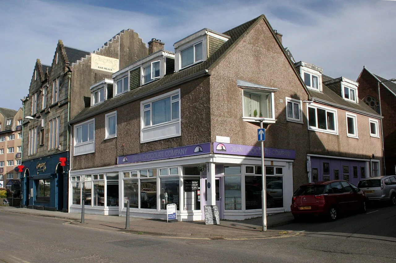 The Oban Chocolate Company shop in Oban.