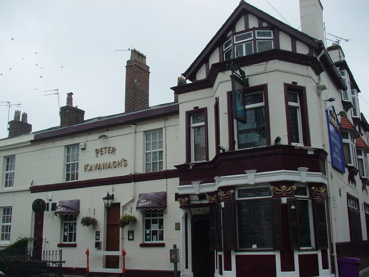 Peter Kavanagh's pub on Egerton Street, Liverpool.