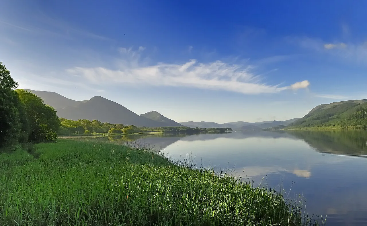 Bassenthwaite Lake near Keswick, Cumbria.