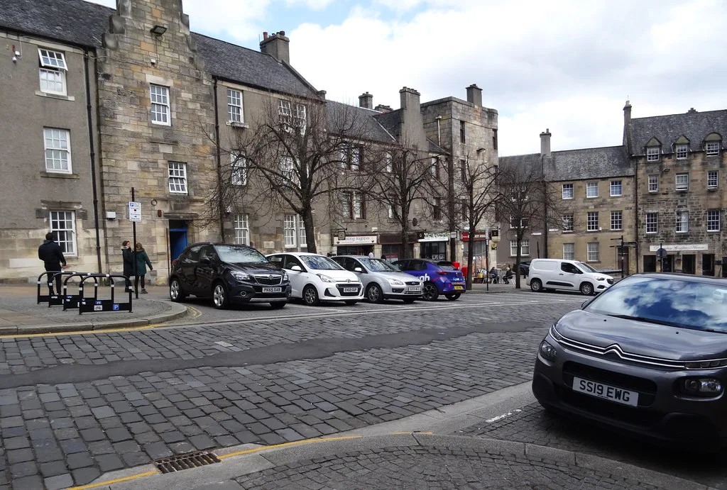 Broad Street in Stirling's old town.