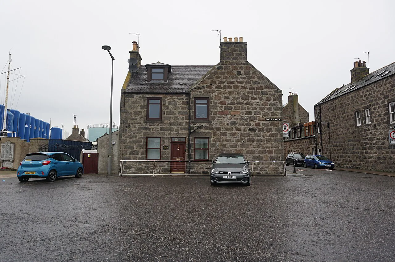 Pocra Quay in Footdee, Aberdeen.