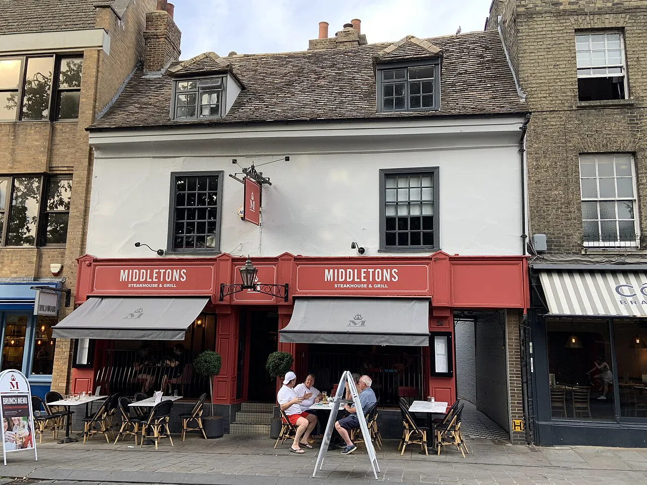 Middletons Steakhouse at 25-26 Bridge Street, Cambridge.