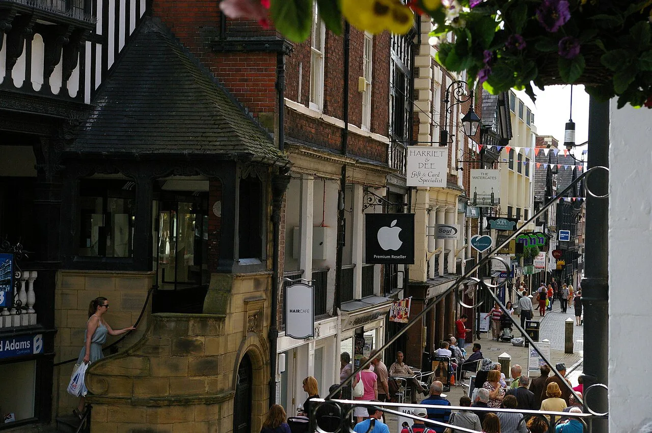 The Rows on Watergate Street, Chester.