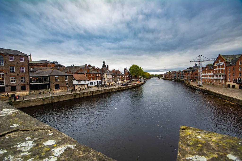 The River Ouse flowing through York.