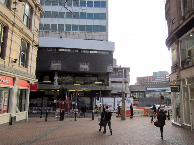 Lower Temple Street looking towards New Street Station, Birmingham.
