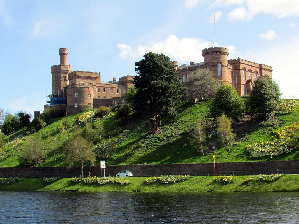 Inverness Castle above the River Ness.