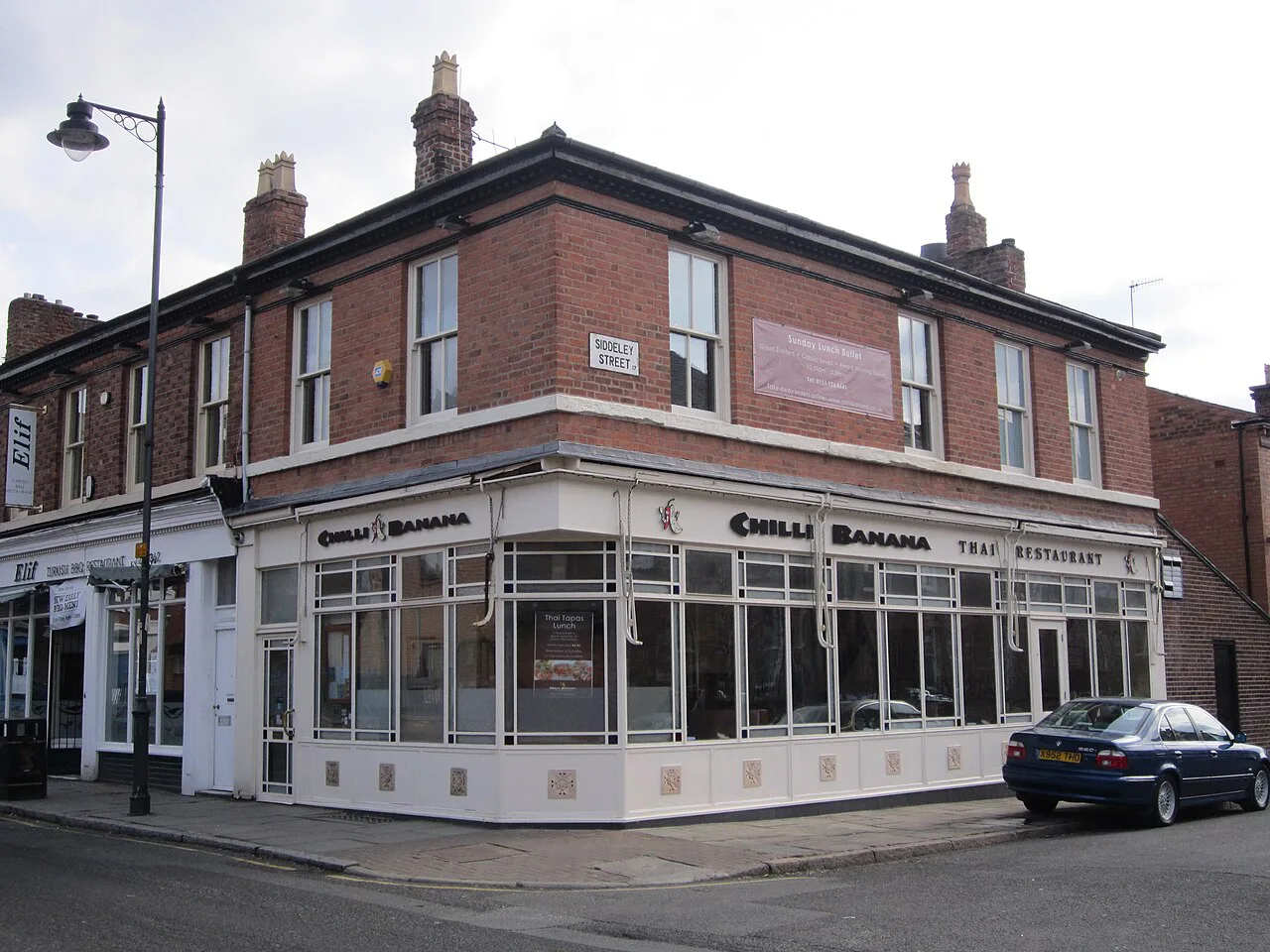 Chilli Banana Thai restaurant on Lark Lane, Liverpool.