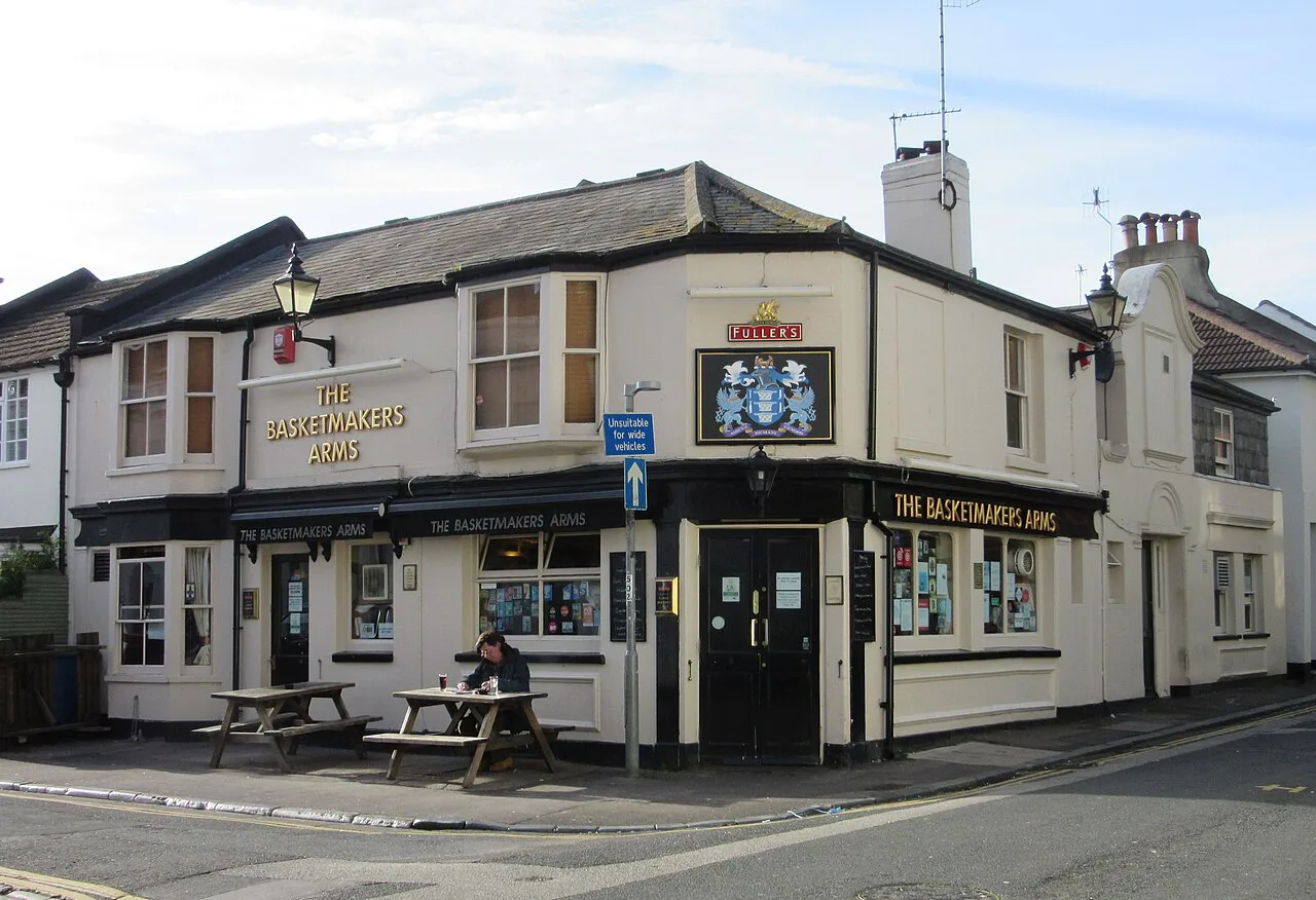 The Basketmakers Arms on Gloucester Road, North Laine, Brighton.