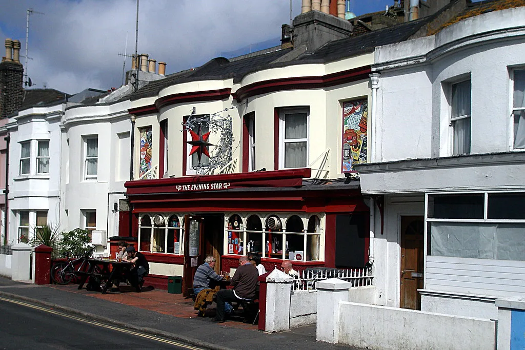 The Evening Star pub in Brighton.