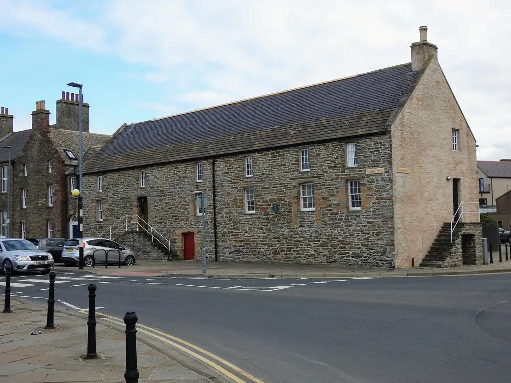 The Girnell, a 17th-century storehouse on Harbour Street, Kirkwall.