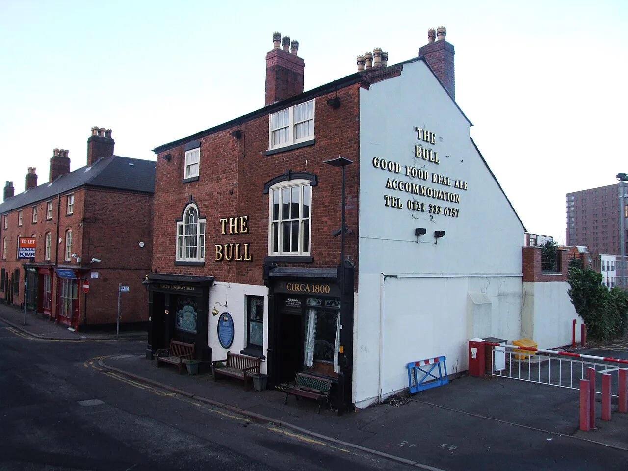 The Bull pub in Birmingham.