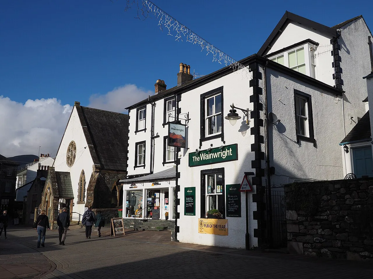 The Wainwright pub in Keswick.