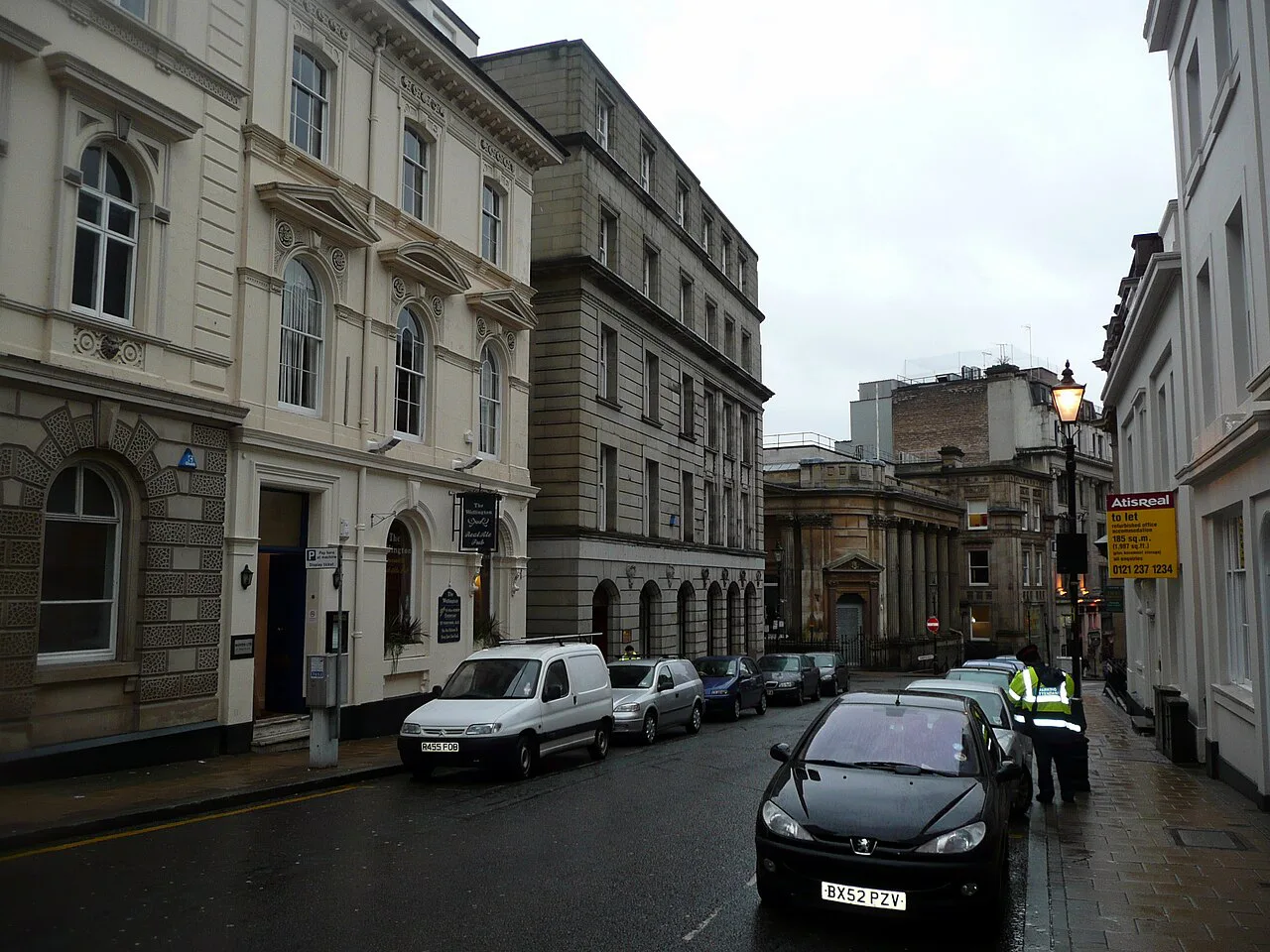 Bennetts Hill, home of The Wellington pub, in Birmingham city centre.