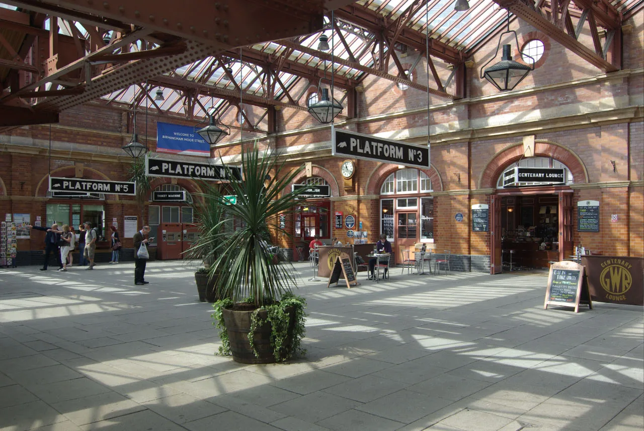 The restored concourse of Moor Street station, Birmingham.