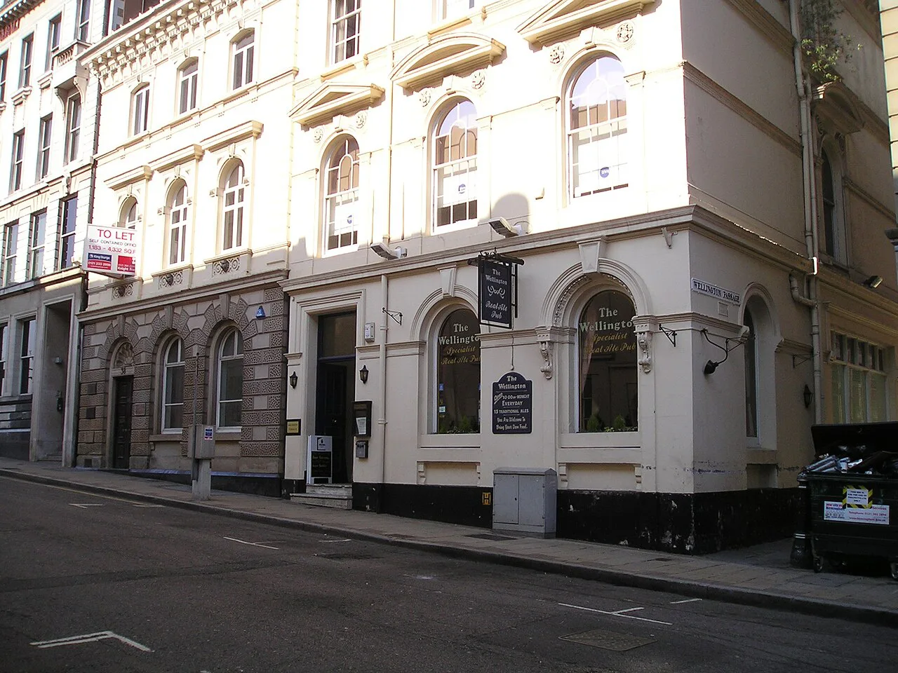 The Wellington pub in Birmingham.