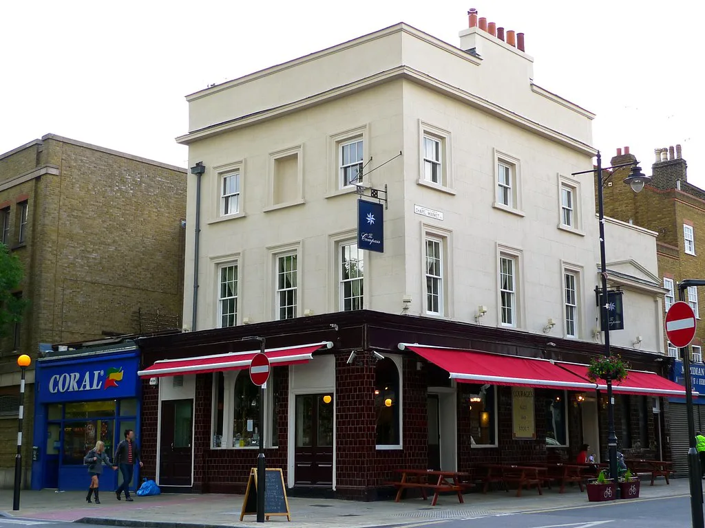 The Compass gastropub in Pentonville, London.