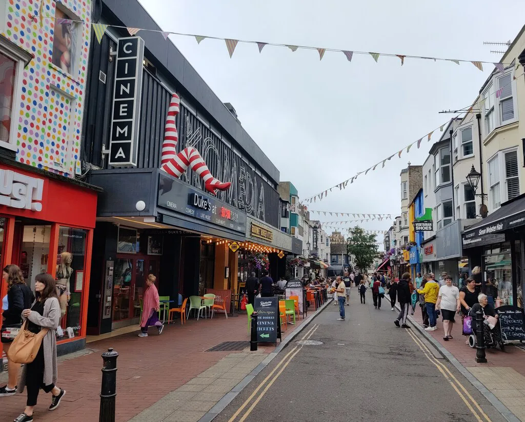 Gardner Street in North Laine, Brighton.