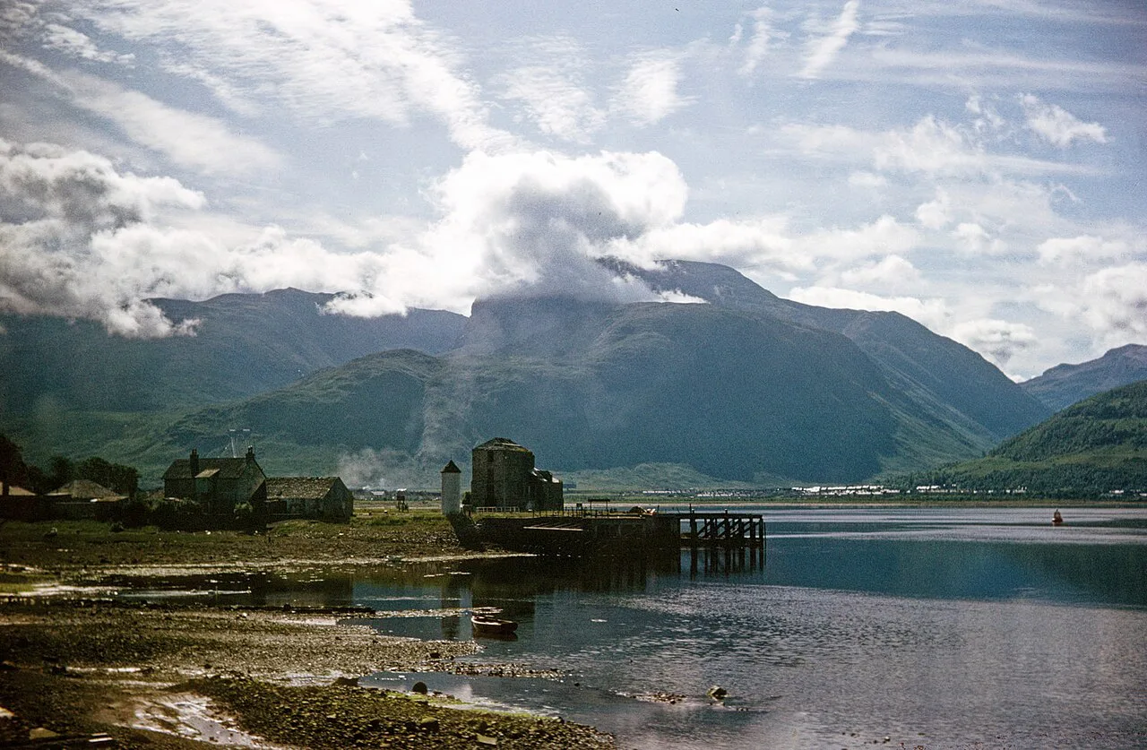 The pier at Corpach, near Fort William.