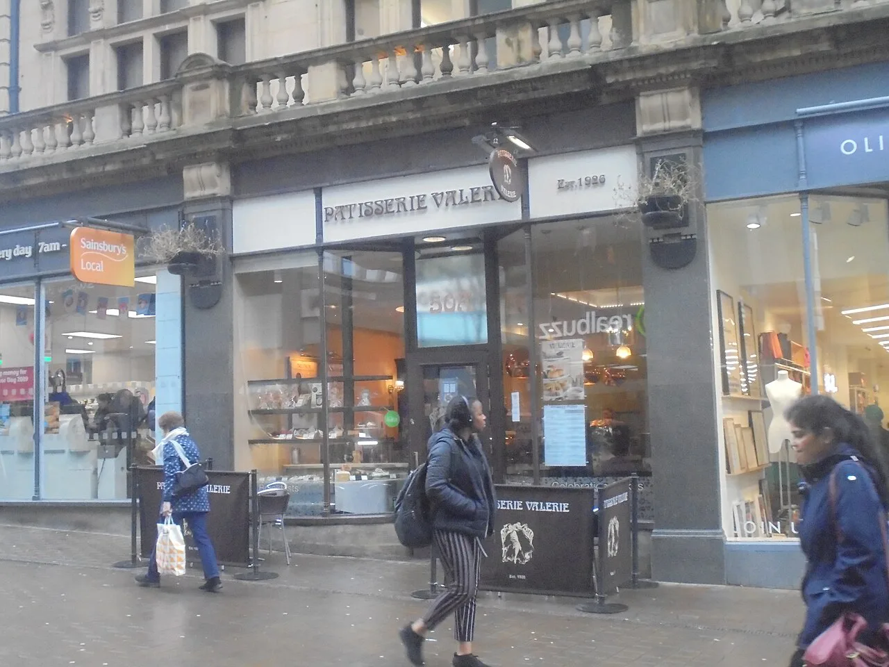Patisserie Valerie on Albion Street, Leeds.