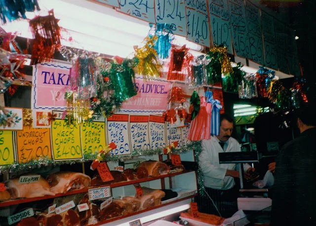 A sweet stall in the Grainger Market, Newcastle upon Tyne.
