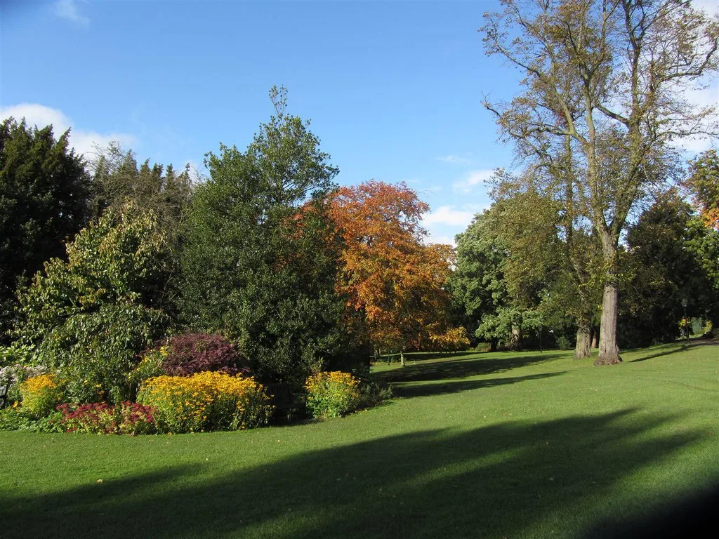 Autumn colours in the Museum Gardens, York.