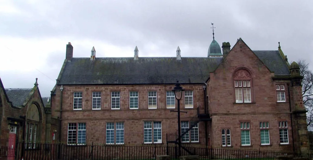 The former Inverness Royal Academy building at Midmills, Inverness.