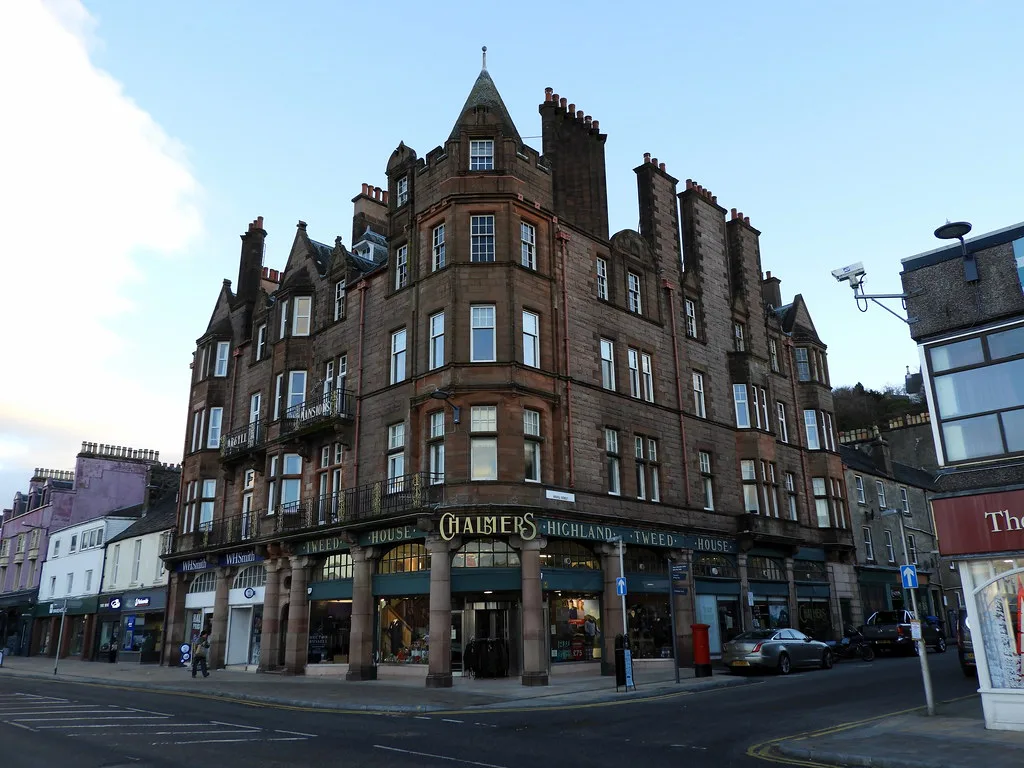 Argyll Mansions on George Street, Oban.