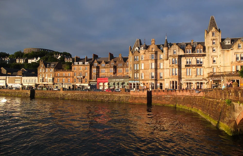 The harbour front at Oban.
