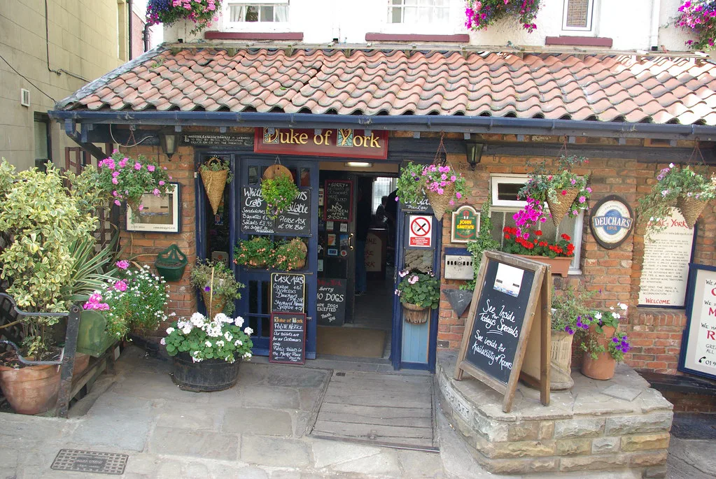 The Duke of York pub on Church Street, Whitby.