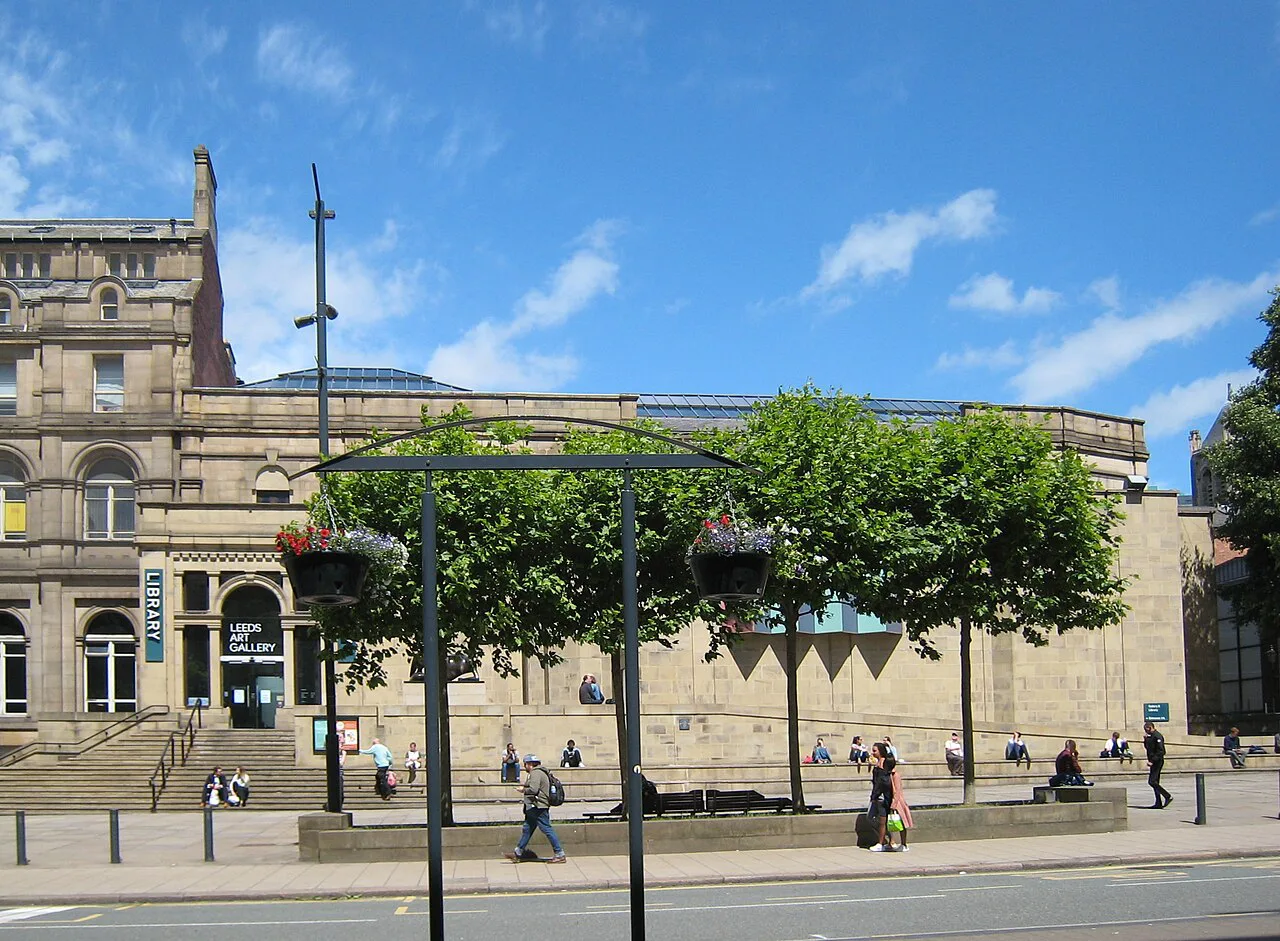 Leeds Art Gallery on The Headrow, Leeds.