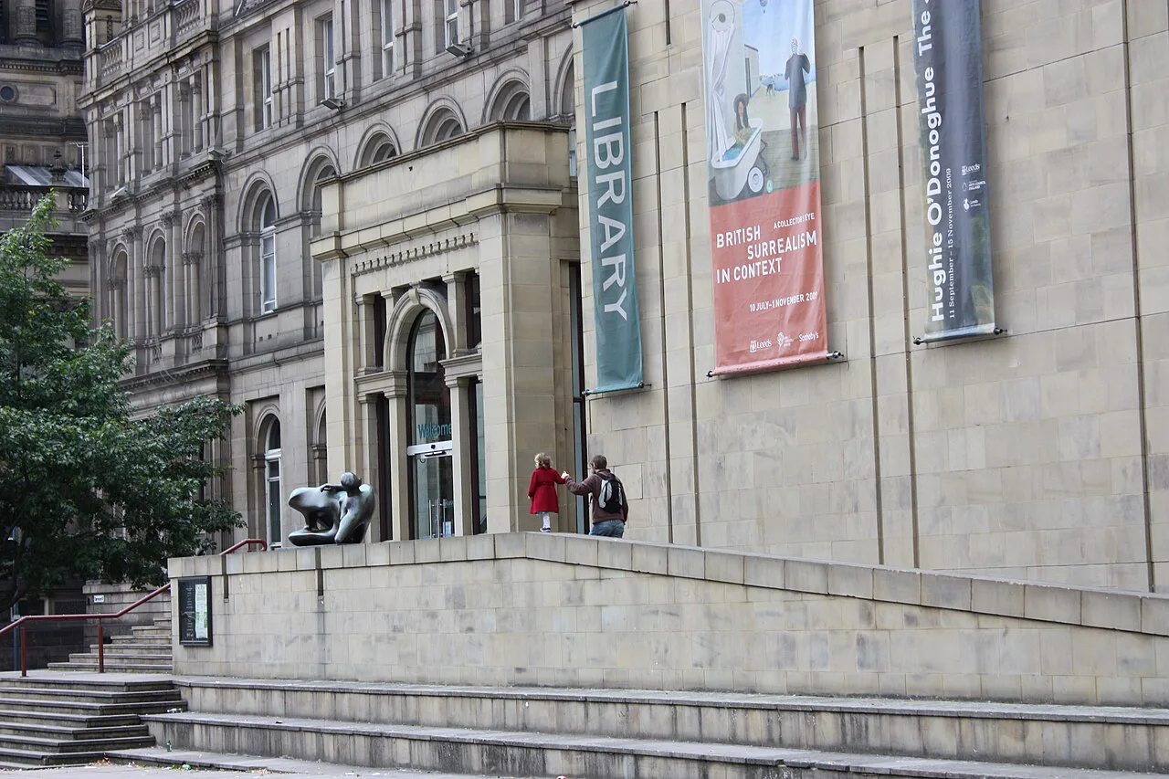 Leeds Art Gallery on The Headrow, Leeds.