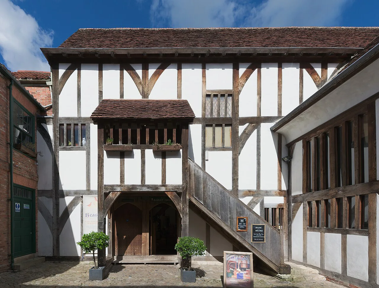 The timber-framed Barley Hall, York.