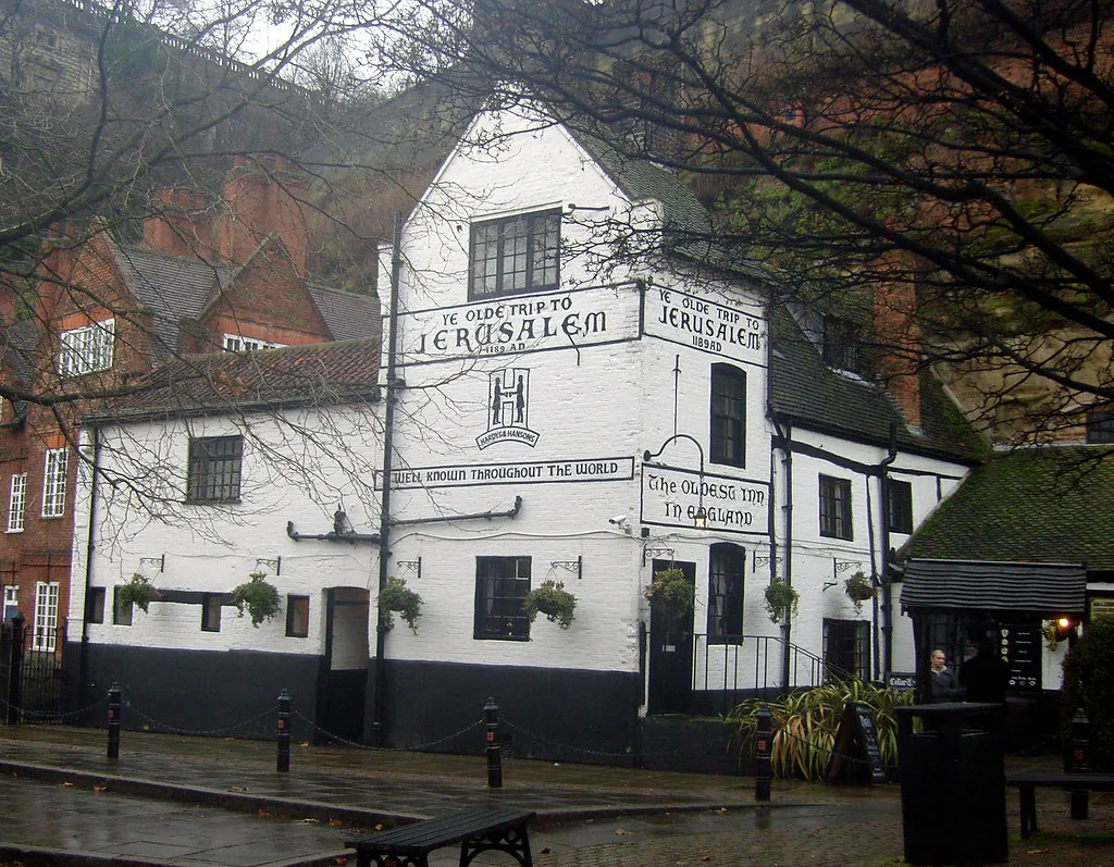 Ye Olde Trip to Jerusalem inn in Nottingham.